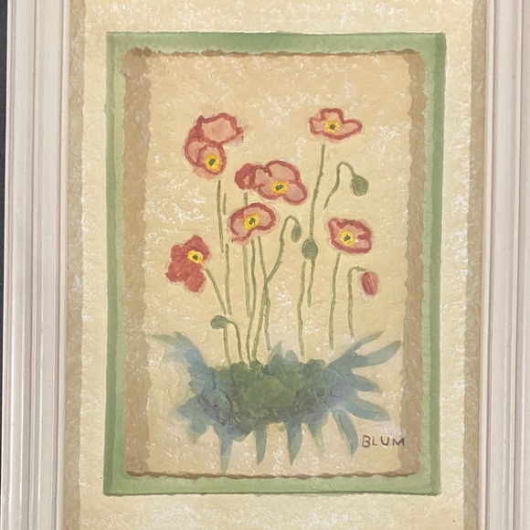 Set of Framed Floral and Winter Scene Art Prints - Picture 6 of 10